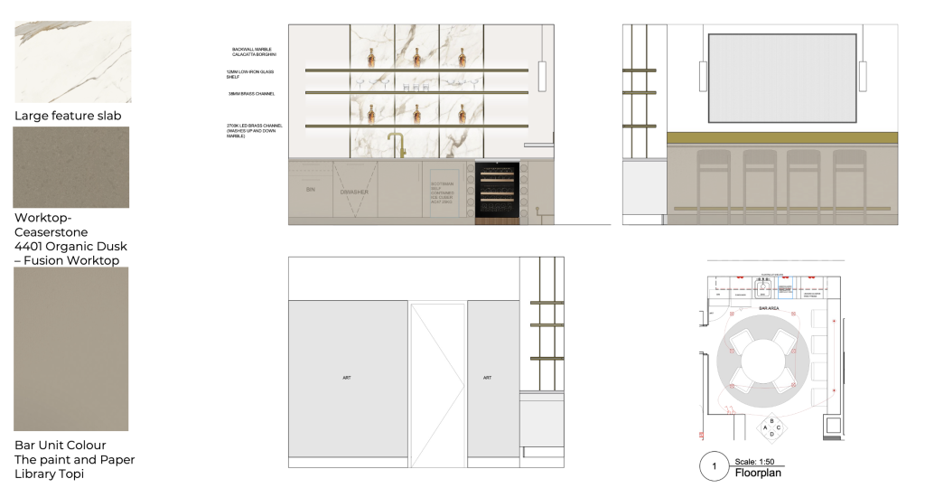 Bar Area Layout